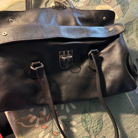 Prada  Vitello Daino Shoulder Bag Black - Picture 10 of 16
